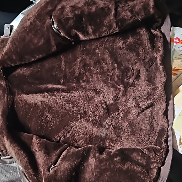 Carl W Herrmann furs bomber jacket  XL brown - Picture 3 of 9